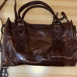 FRYE Melissa Leather Satchel